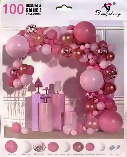 Set De Globos X100 Unidades