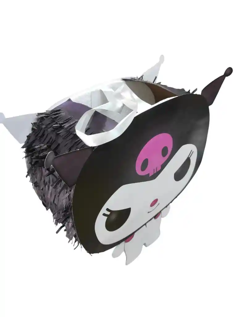 Piñata Kuromi Tematica Infantil Cumpleaños Decoraciones