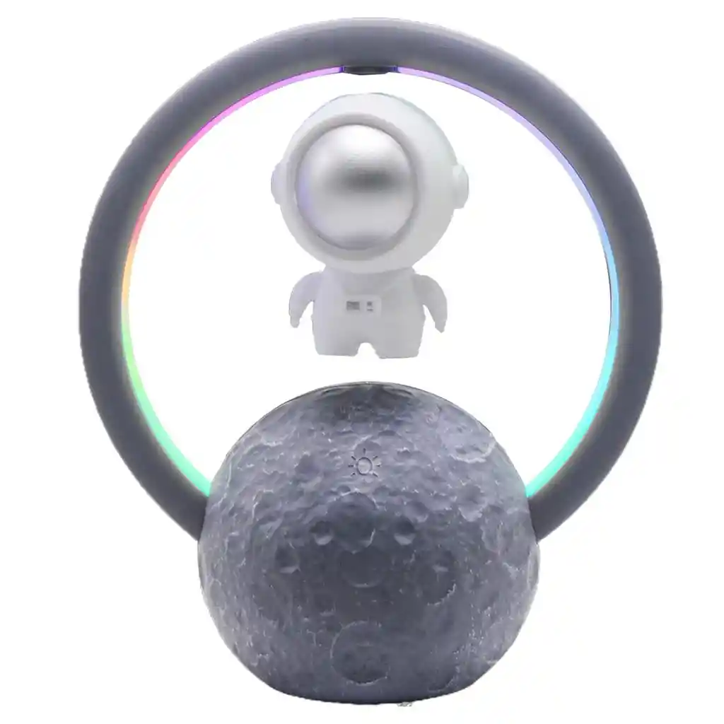 Lampara Astronauta Con Luz Led Parlante Recargable Luna
