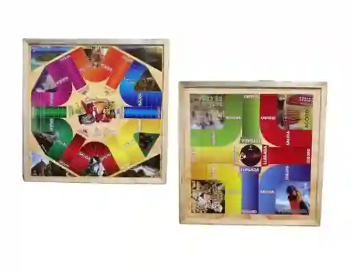 Parques Magnetico De Marco Doble Cara 6 Y 4 Puestos 35x35