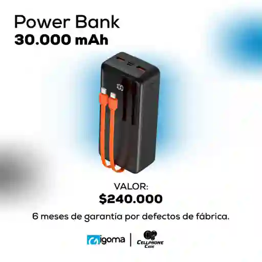 Power Bank 30.000 Mah