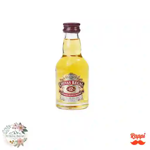 Chivas Regal 12 Años Blended Scotch Whisky 50 Ml