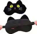 Antifaz Gel Descanso Tp Ojos Gato Negro