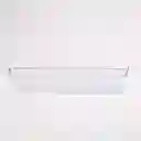 Organizador Plasticforte 11x10x37cm Translucido Plastico