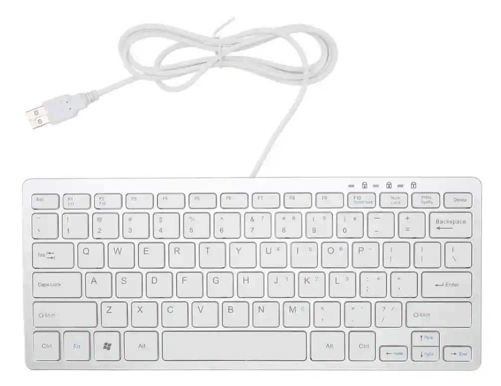 Teclado Alámbrico K-1000 Compatible Con Windows Y Mac
