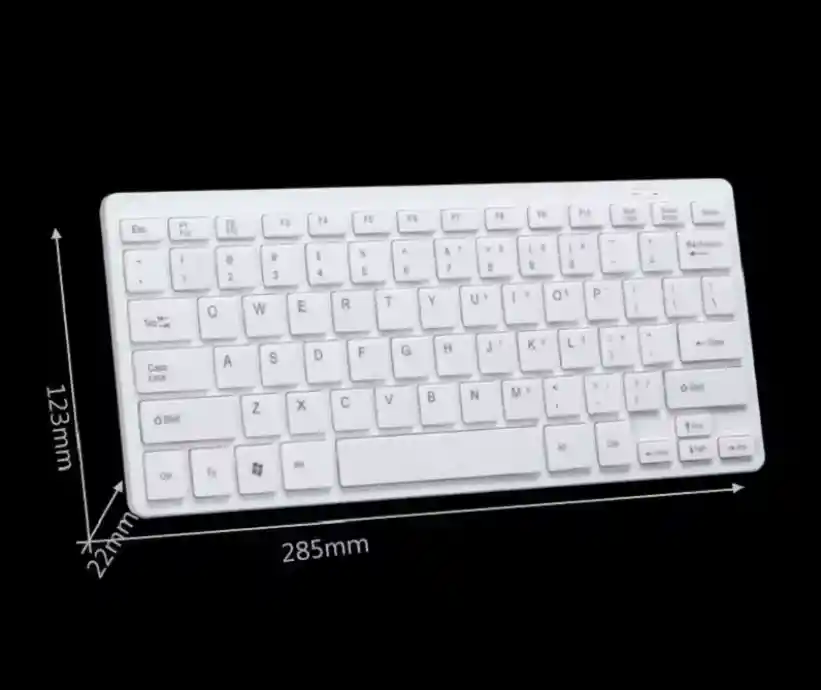 Teclado Alámbrico K-1000 Compatible Con Windows Y Mac