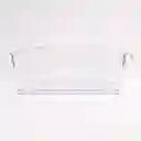 Organizador Plasticforte 19x10x29cm Translucido Plastico