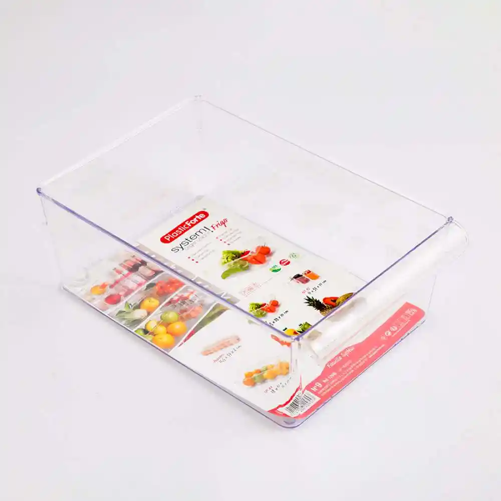 Organizador Plasticforte 19x10x29cm Translucido Plastico