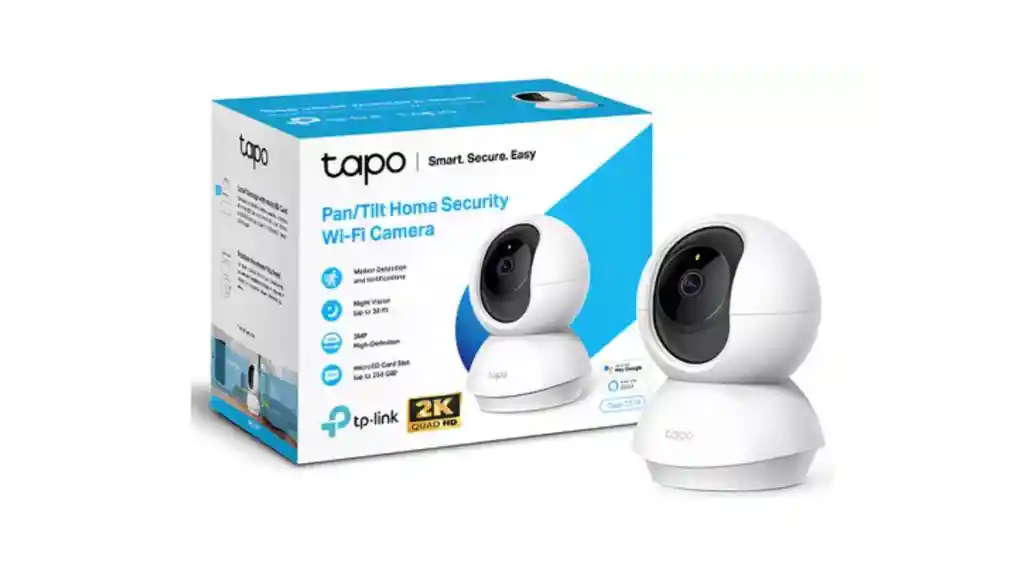 Camara Wifi Tp-link Tapo C210 2k Giratoria Voz App Celular - Blanco