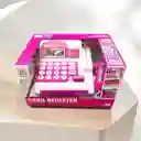 Caja Registradora Juguete Calculadora Con Sonido Infantil Color Rosa
