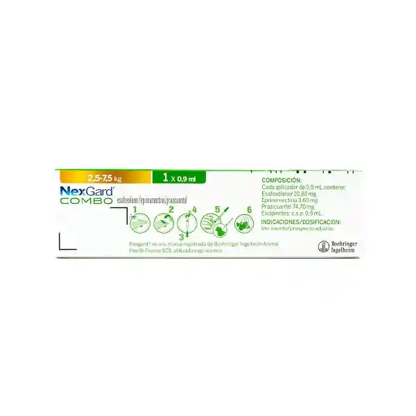 Nexgard Gato Combo 2 A 8 Kg Antipulgas Nexgard