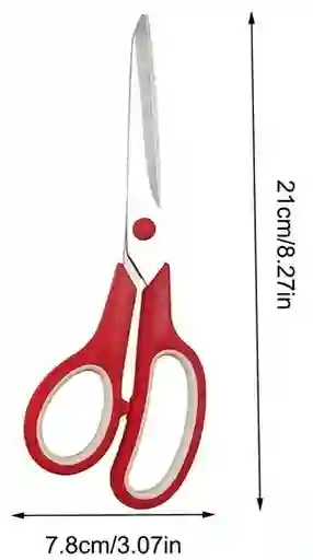 Tijeras Stainless (steel 7.5) En Rojo