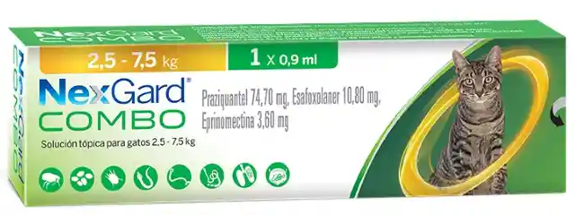 Antiparasitario Nexgard Gato Interno Y Externo Nexgard Cat