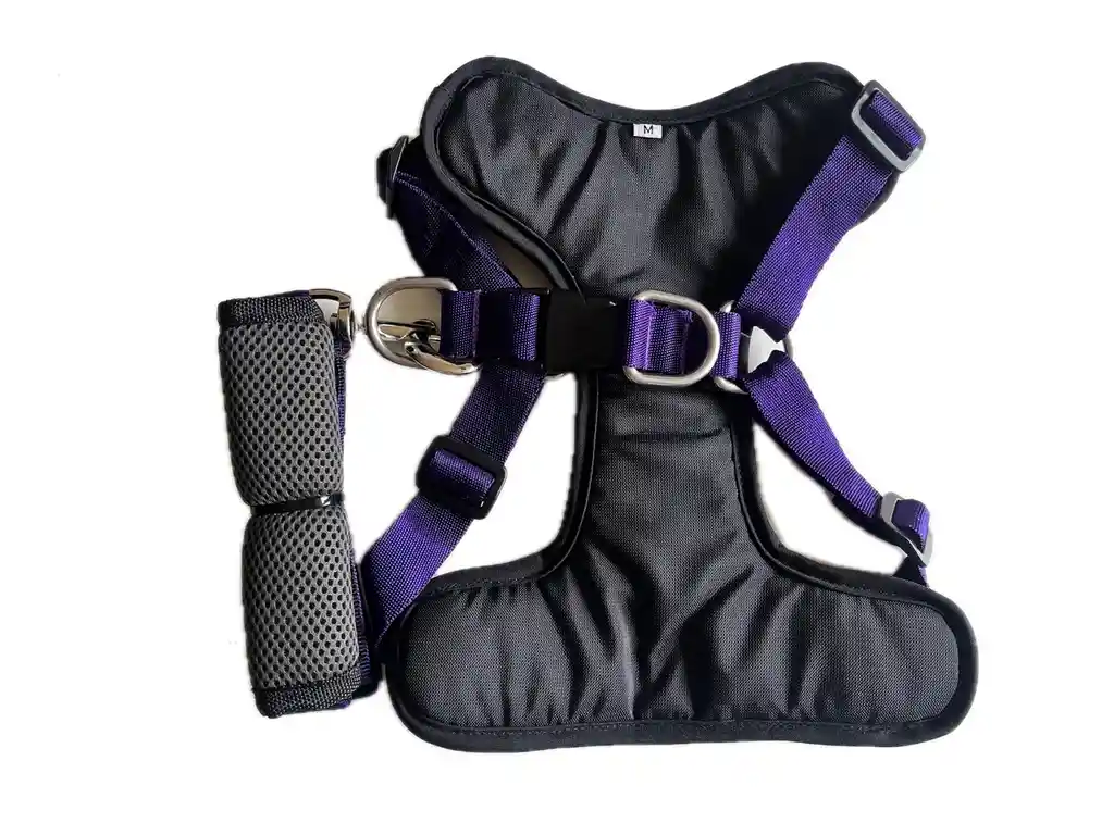 Arnes Pechera Paseador Para Perro - Talla M - Morado