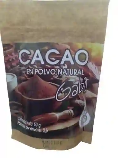 Cacao En Polvo Natural Sin Azucar X 50 Gms Gaby