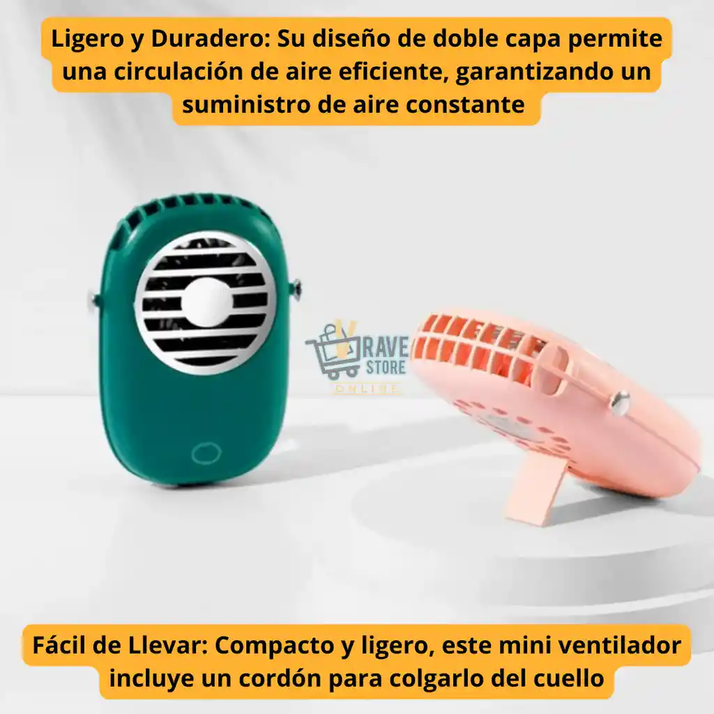 Ventilador Portátil Ideal Para Oficina, Hogar Y Viajes