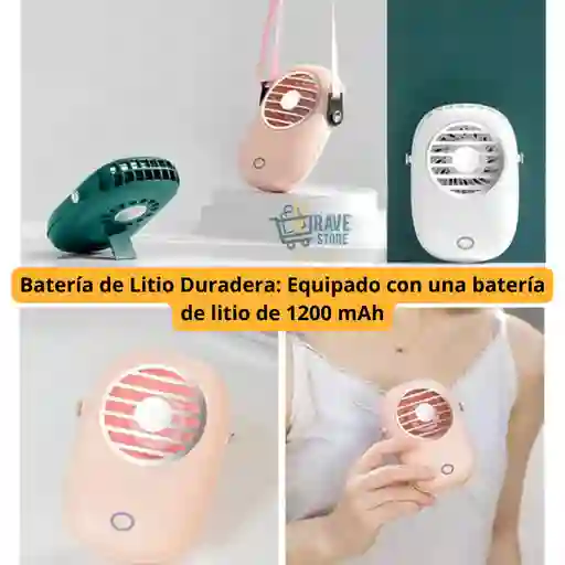 Ventilador Portátil Ideal Para Oficina, Hogar Y Viajes