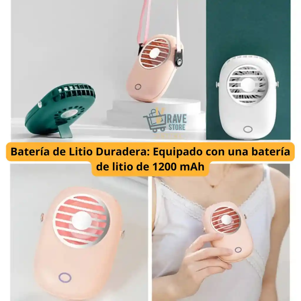 Ventilador Portátil Ideal Para Oficina, Hogar Y Viajes