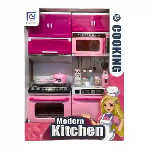 Set De Cocina Juguete 2 Divisiones