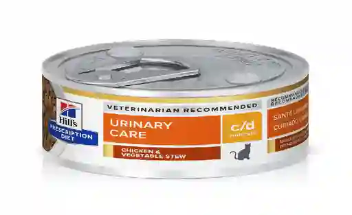 Feline C/d Lata Multicare Chiken X 5.5 3801