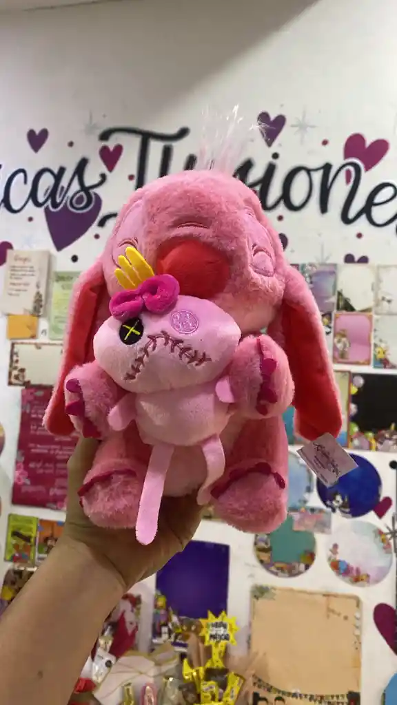 Peluche Stitch Angel Mascota Pequeño
