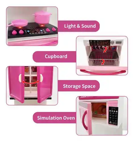 Set De Cocina Juguete 2 Divisiones