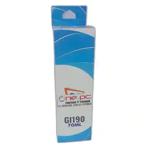Tinta Recargable Gl190 Compatible Canon Cyan