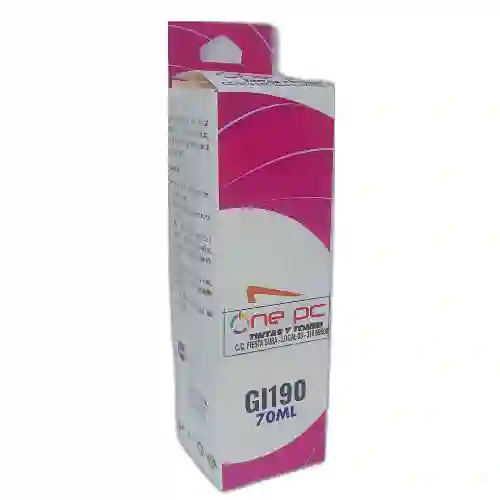 Tinta Recargable Gl190 Compatible Canon Magenta