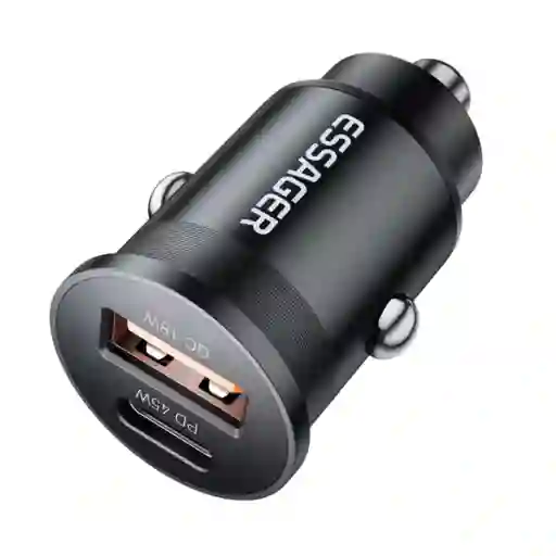 Cargador Carro Usb Tipo C Carga Rapida Iphone Samsung Huawei
