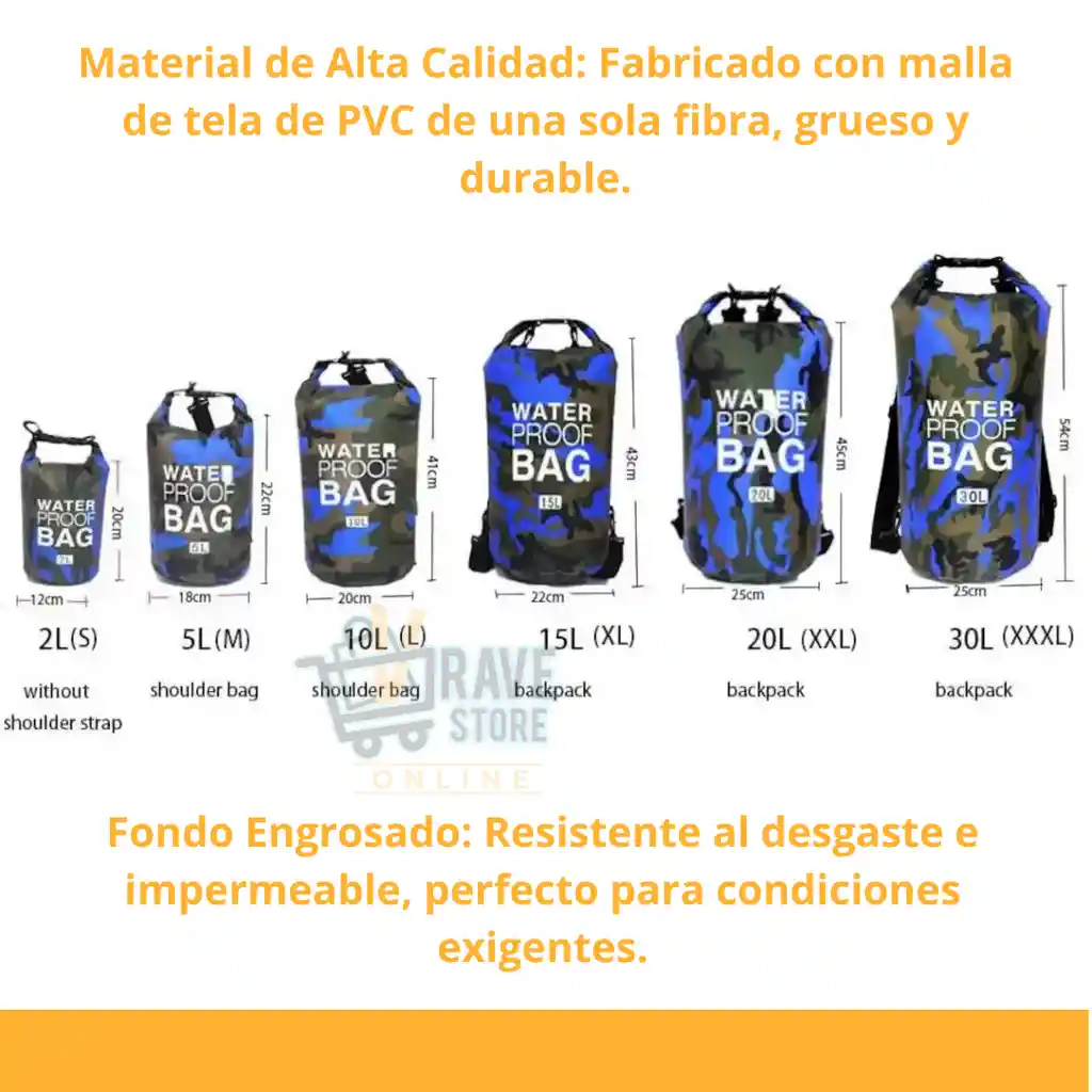 Bolso Impermeable Ocean Pack 5 Litros