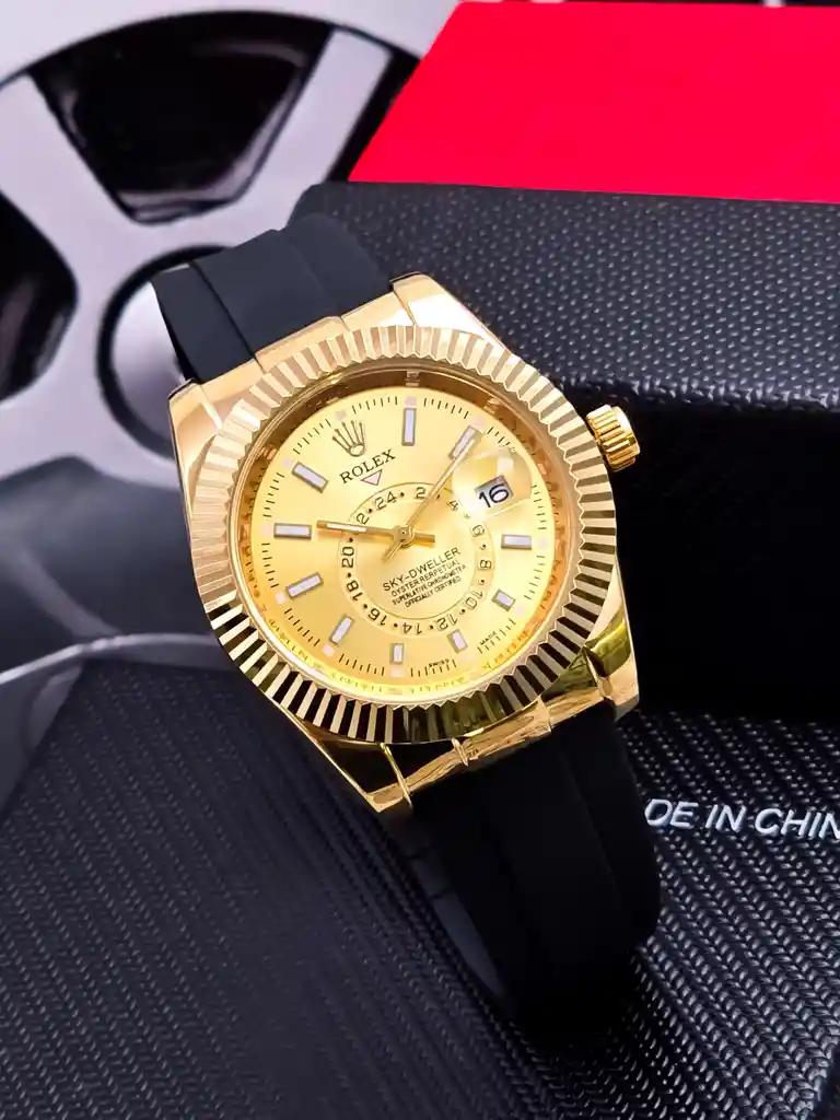 Reloj Rolex Manilla De Goma / Genérico