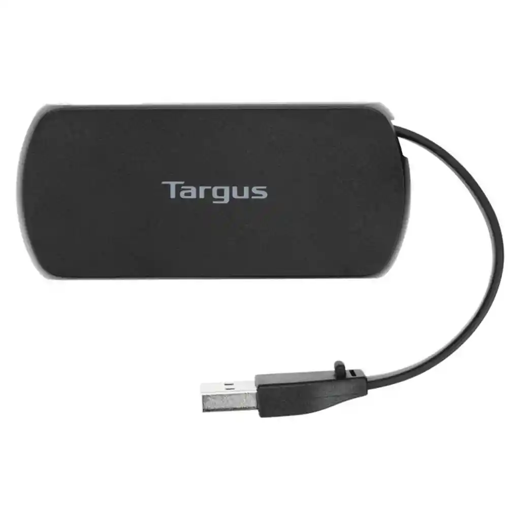 Hub Targus Negro 4 Puertos Usb 2.0 Conectividad Expandida