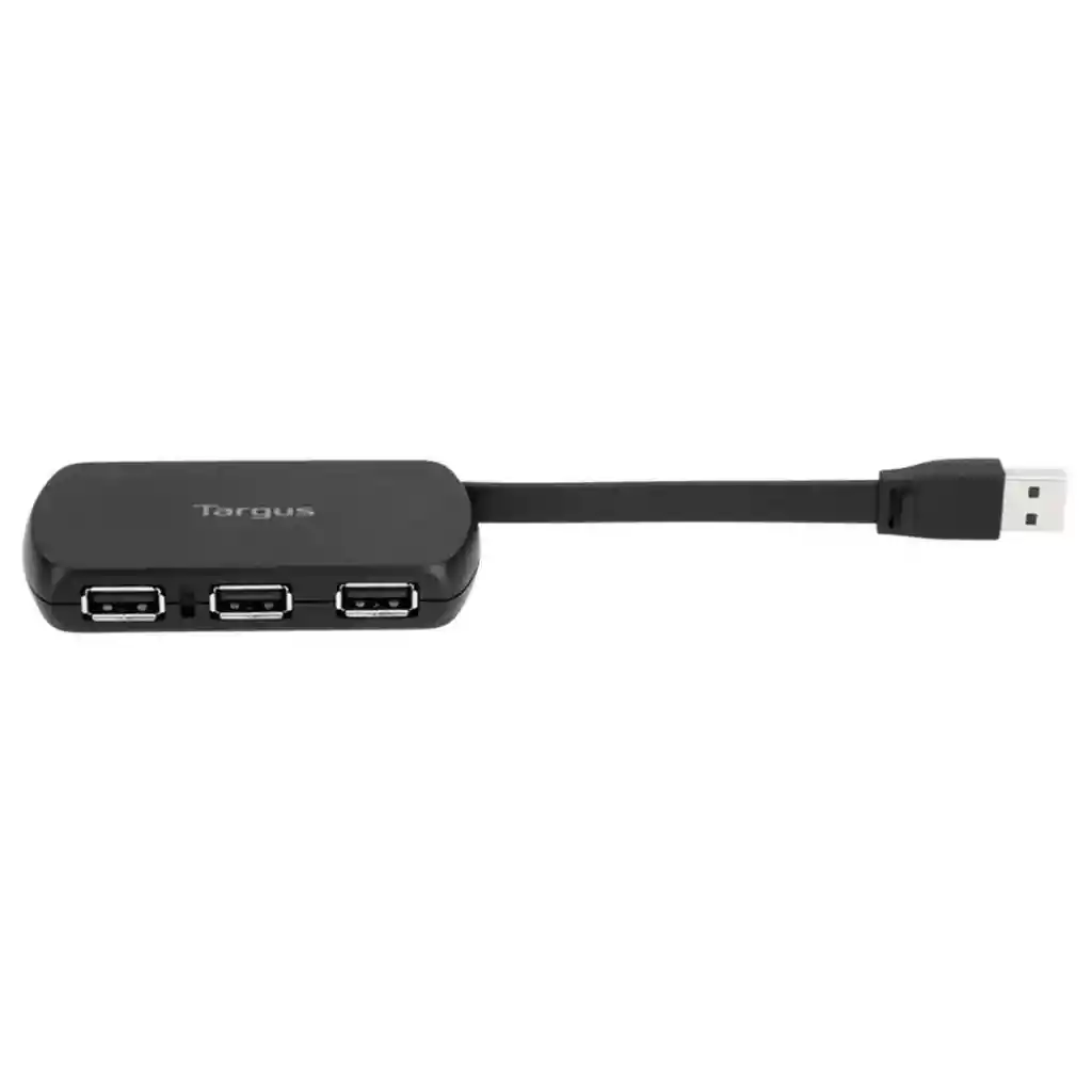 Hub Targus Negro 4 Puertos Usb 2.0 Conectividad Expandida