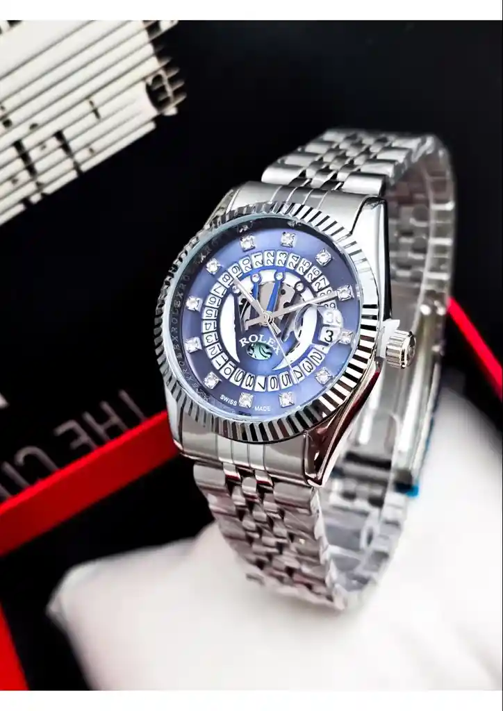Reloj Rolex De Dama Corona Plateado/ Genérico