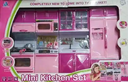Cocina Muñecas 4 En 1 Magica Luz, Sonido Y Accesorios