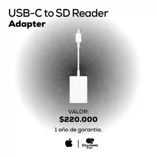 Adaptador Tipo C A Sd Reader
