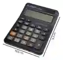 Calculadora De Escritorio Kadio Kd-3866b 12 Dígitos Solar Y Batería