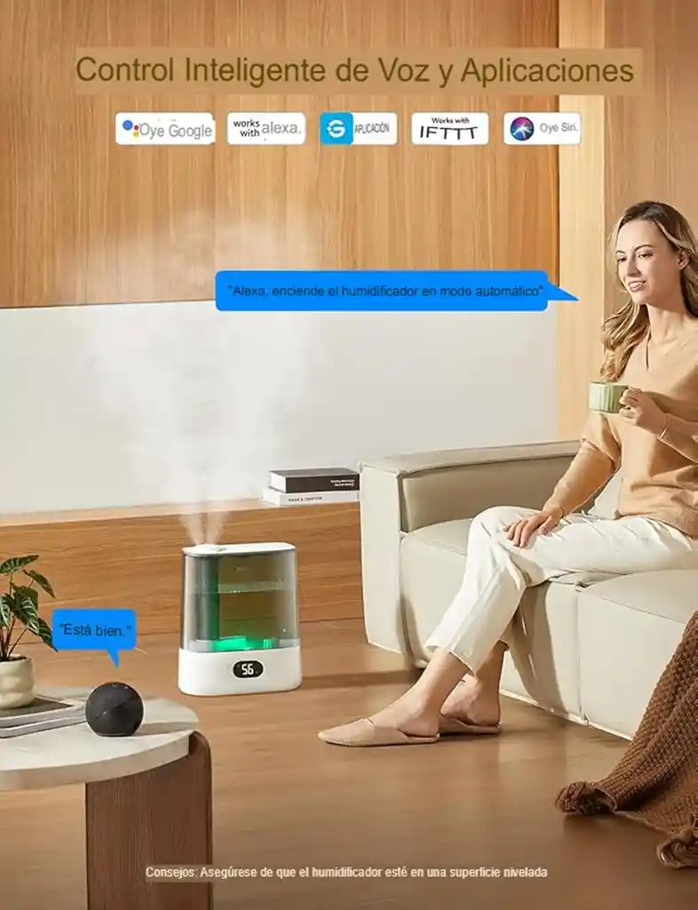 Humidificador Inteligente Goveelife 6l H7149 Con Mando Smart