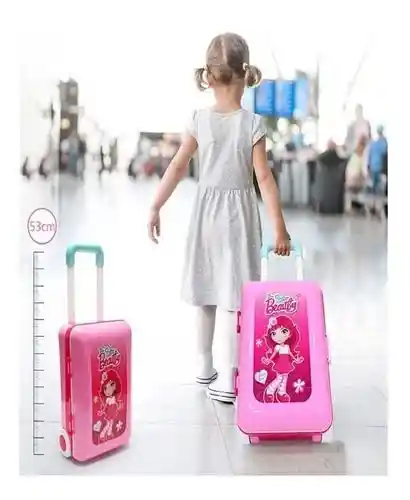 Tocador Peinador 2 En 1 Portátil Juguete Niña Luces Y Sonido