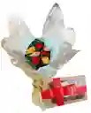 Ra.mo De Rosas Mariposa Eterna Con Chocolates