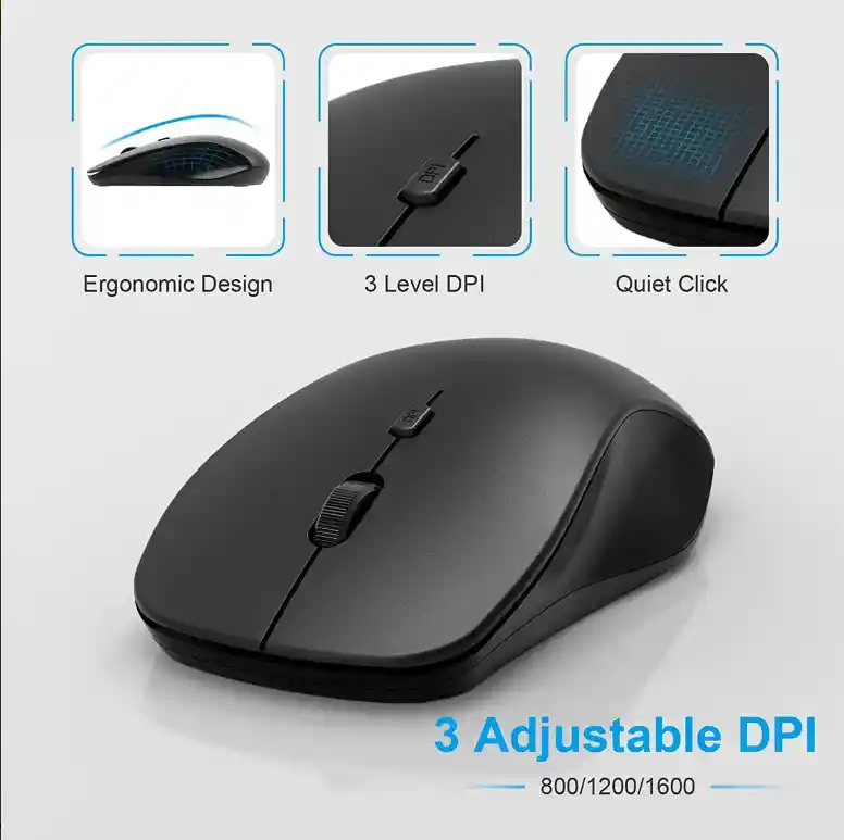 Combo De Teclado Y Mouse Inalámbrico K03