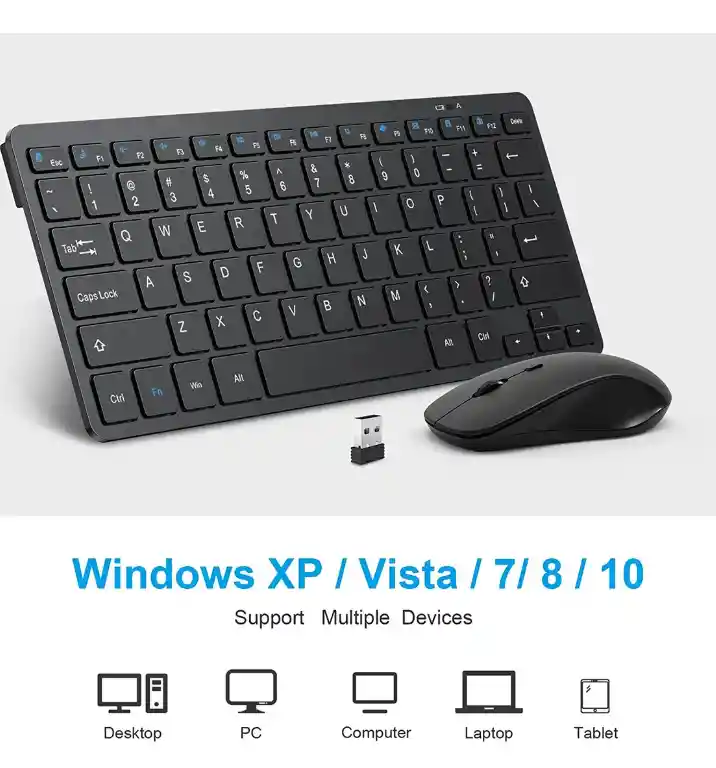 Combo De Teclado Y Mouse Inalámbrico K03