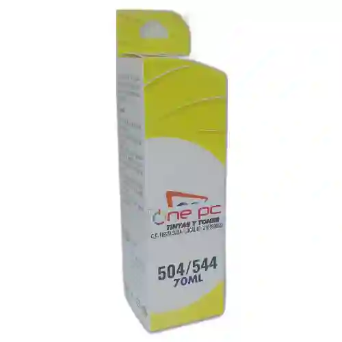 Tinta Recargable 504/544 Compatible Epson Yellow