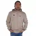 Chaqueta Para Hombre Beige Con Interior En Tela Ovejera Talla M