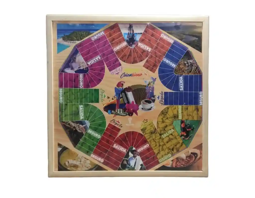 Parqués Magnético De Marco 6 Puestos Y Escalera 50x50