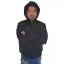 Chaqueta Para Hombre Negra Con Interior En Tela Ovejera Talla M