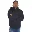 Chaqueta Para Hombre Negra Con Interior En Tela Ovejera Talla M