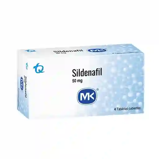 Sildenafil 50 Mg Mk 4 Tabletas Recubiertas