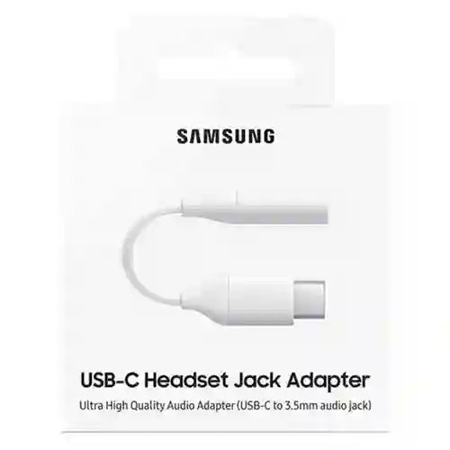 Adaptador Usb-c A Jack 3.5mm Samsung 1.1 – Audio Alta Fidelidad