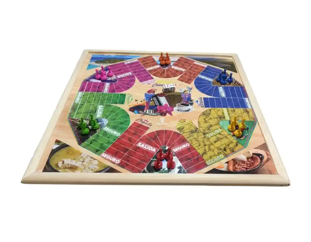 Parqués Magnético De Marco 6 Puestos Y Escalera 26x26